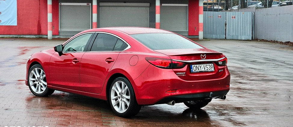 Mazda 6 cena 55900 przebieg: 157000, rok produkcji 2014 z Chojnów małe 667